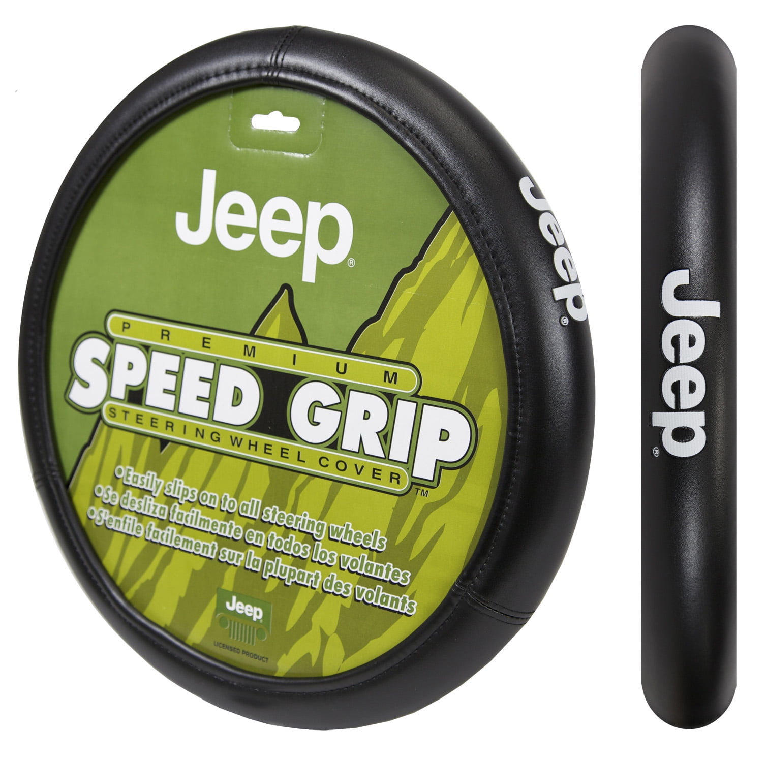 Jeep Speed Grip Elite Series Steering Wheel Cover Carded Pack