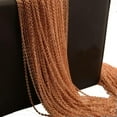 thumbnail image 2 of 1.5-3.2mm Women's Wholesale Lots Rose Gold Stainless Steel Plated Rolo Chain, 2 of 6