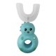 thumbnail image 1 of Herramienta de limpieza de cabeza de cepillo de silicona suave de grado alimenticio con forma de cepillo de dientes de 360  degree Azul para 6-12 años Yuyangstore Cepillo de dientes en forma de U para niños, 1 of 8