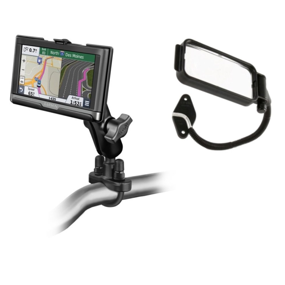 Bike Motorcycle Mount w/ Gps Magnifier for Garmin nuvi 2557LMT 2577LT
