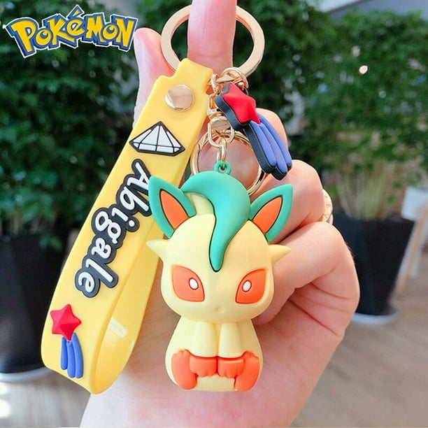 LLavero de Pokémon Pikachu de, figura de acción genuina, decoraciones de dibujos animados de Anime, modelo de juguetes, muñeca para niños, regalo para niñas YAOSANBAO BAO unisex