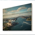thumbnail image 2 of Designart "Sydney Icons Australia painting I" Australia Print on Natural Pine Wood, 2 of 5