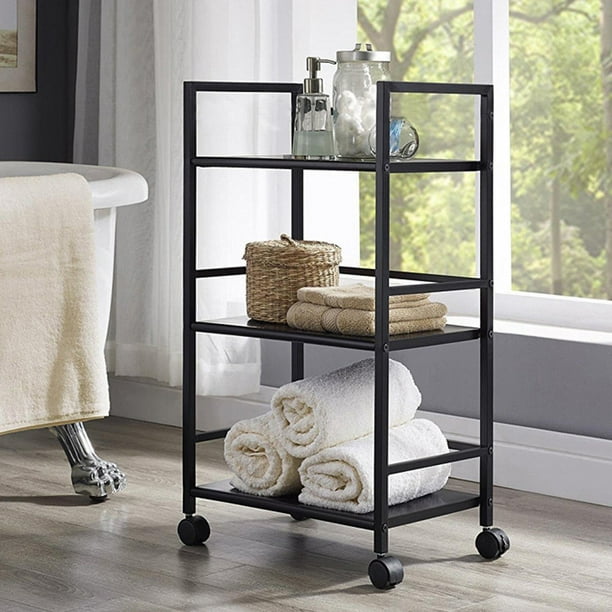 UBesGoo Heavy Duty 3Tier Rolling Adjustable Cart Organization Bedroom