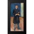 thumbnail image 2 of Munch, Edvard 13x24 Black Modern Framed Museum Art Print Titled - Self-Portrait with Brushes, 1904, 2 of 5