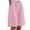 Pink #036, variant on Women Striped Knee Length Bermuda Shorts Baggy Pajama Lounge Shorts Resort Plaid PJ Bottoms Cute with Pockets, XL