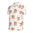 thumbnail image 4 of Wukai Squirrel Giving A Gift Men’s Polo Shirts,Quick-Dry Athletic Shirt,Classic Fit Shirts-Large, 4 of 8