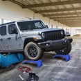 thumbnail image 2 of QinaQin 2 Ton Heavy Duty Solid Steel Car Ramps, 2-Pack 8 Inch Lift Vehicle Service Ramps, 4000 LBS Per Ramp for Maintenance and Oil Change, 2 of 9