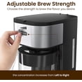 thumbnail image 3 of 3-in-1 Coffee and Tea Machine Brewing System with 2.5 Quart Pitcher, Iced Tea Maker and Iced Coffee Maker, Strength Selector, Perfect For Tea, Coffee, Lattes, Lemonade, 3 of 7