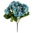 thumbnail image 1 of Flor artificial de 5 cabezas, ramo de bolas, simulación, decoración floral, hogar, boda, fiesta, tela, flor falsa, azul oscuro Scienceny HA7587-03B, 1 of 6