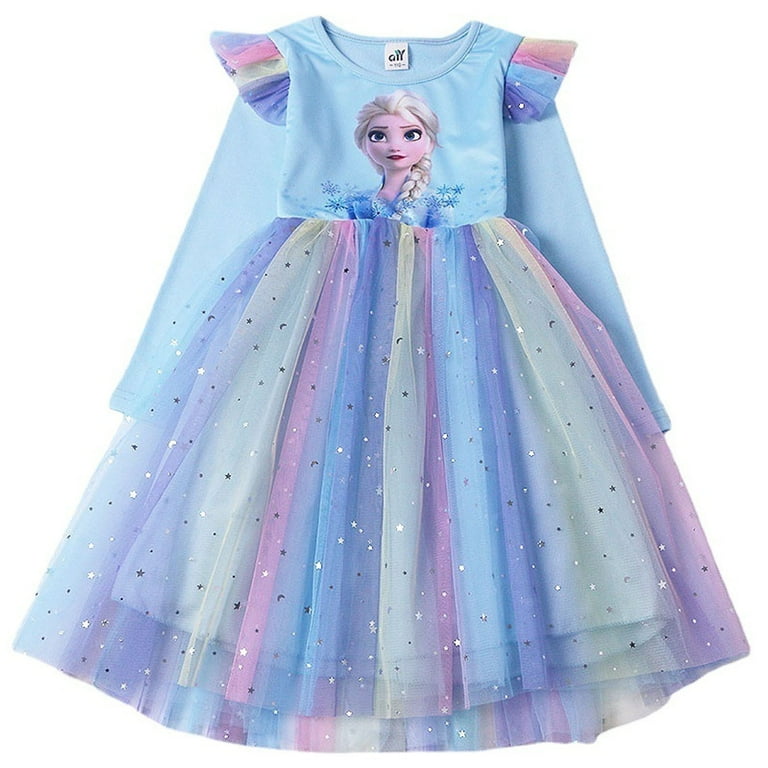 frozen cotton dress Amazon.com: Disney Frozen Dress | Princess Dresses for Girls