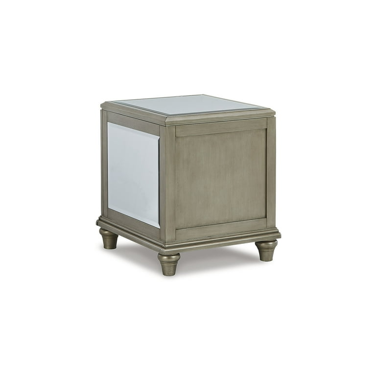 Chevanna End Table - Platinum Chevanna End Table - Platinum