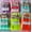 Mint, variant on Fluorescent Neon Cosmetic Makeup Brush Set