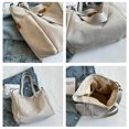 thumbnail image 2 of Bolso Mano Lona para Mujer Bolso Hombro Gran Capacidad para Al Aire Libre (blanco), 2 of 9