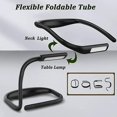 thumbnail image 3 of Luz de lectura de cuello recargable, lámpara de escritorio LED plegable de 1800 mAh, atenuación continua y 3 modos de color, ajuste de rotación de 270°, 250*160*30 mm, 3 of 5