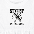 thumbnail image 4 of Inktastic Stylist in Training Girls Salon Girls Baby Dress, 4 of 5