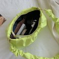 thumbnail image 3 of Bolsas De Hombro Moda mujer PU plisado bajo el brazo bolso de hombro Casual pequeño bolso (verde) Likrtyny Para Estrenar, 3 of 9