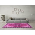 thumbnail image 3 of Ahgly Company Indoor Rectangle Medallion Pink Traditional Area Rugs, 2' x 4', 3 of 4