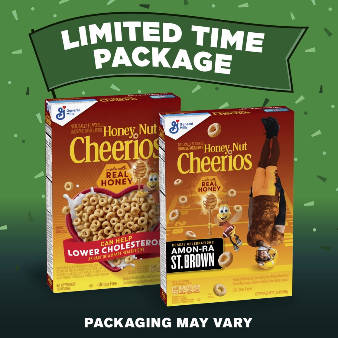 (12 pack) Honey Nut Cheerios, Heart Healthy Gluten Free Cereal with Whole Grain Oats, 10.8 oz
