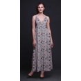 thumbnail image 4 of Bimba Butterfly Women Printed Sleeveless Long Maxi Strappy Bohemian Beach Dress-Large, 4 of 6