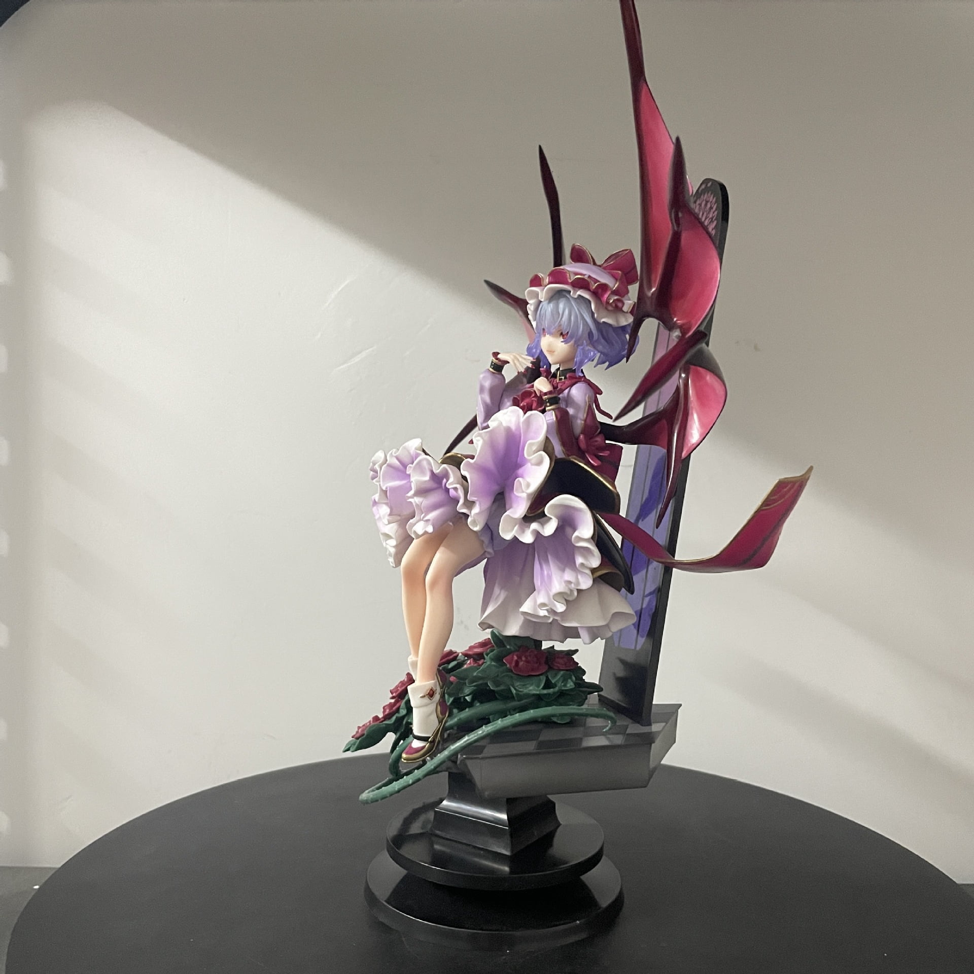New Touhou Project Remilia Scarlet (Sitting Ver) Character Anime Model Statue Action Figures Desktop Ornament Popular Decorations Fan Souvenirs Creative Gift Collectable