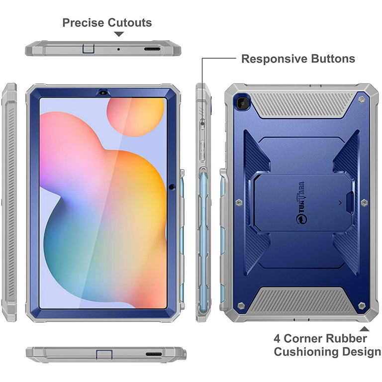 Case for Samsung Galaxy Tab S6 Lite 10.4'' 2022 Rugged Hybrid Kickstand  Cover