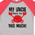 thumbnail image 4 of Inktastic Uncle Loves Me Childs Crab Boys or Girls Toddler T-Shirt, 4 of 5