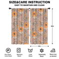 thumbnail image 2 of Blackout Kids Curtains,Pioneer Flower Floral Print Pattern Childrens Insulated Curtains Set Of 2,Bedroom Essentials,Toddler Room Decor 42"x84", 2 of 5