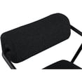 thumbnail image 5 of Meridian Furniture Carly Black Boucle Fabric Accent Chair, 5 of 5