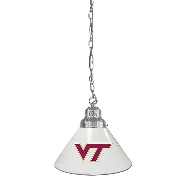 Holland Bar Stool BL1CHVATech NCAA Virginia Tech A 37 Single Shade Pendant Light - Chrome