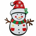 thumbnail image 1 of Christmas Snowman Games Set Creative Felt Snowman Game Kit Hanging Decoration, 1 of 10