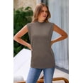 thumbnail image 7 of Arach&Cloz Women's Wool Blend Mock Neck Sweaters Vest Business Casual Trendy Tops Fall Outfits 2025, 7 of 7
