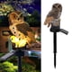 thumbnail image 4 of Luz de césped con , con para asustar pájaros, resina de protección IP44, lámpara de paisaje inconfundible para iluminación exterior, Marrón CUTICAT Luz de césped con forma de búho, 4 of 8
