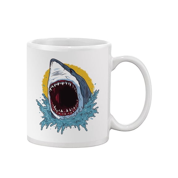 Shark Attack Vintage Design. Mug  -Image by Shutterstock,