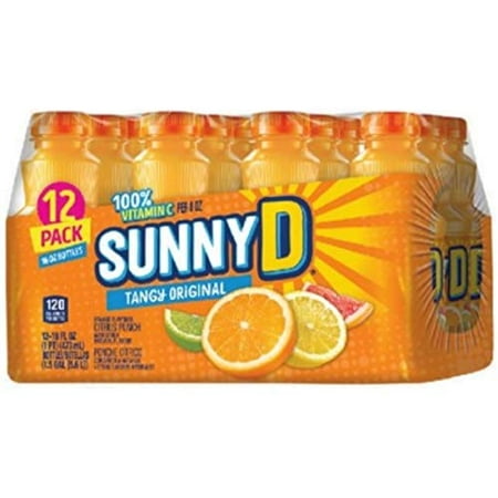 Sunny Delight Florida Style Orange Tangy Original Citrus Punch Juice, 16 Ounce -- 12 per (Florida's Best Orange Juice)