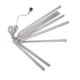 thumbnail image 1 of Juego De 8 Luces De Tubo De Lluvia De Meteoritos De 30 Cm, 192 LED Brillantes, Lámparas De Cadena Que Caen, Decoración, Color, 1 of 7