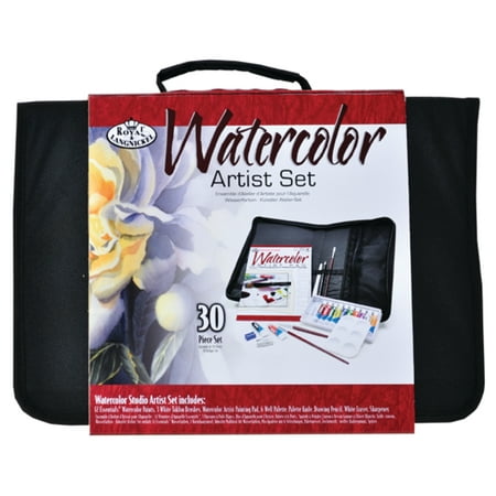 Royal Brush Keep N' Carry Watercolor Painting Set, 30-Pieces