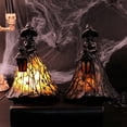 thumbnail image 4 of CaiYueKe Resin Witch LED Decor Lamp, USB Powered Halloween Night Light for Tabletop Shelf Mantel, Gothic Spooky Home Accent for Party Office, Eerie Glowing Witch Figure for Holiday Ambiance, 4 of 6