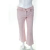 Pre-owned|Escada Women's Button Closure Corduroy Pants Cotton Pink Size 34