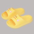thumbnail image 6 of Fnooota Girls Slide Sandals, Soft Sole Slip On Non Slip Open Toe Summer Shoes Yellow Size 1-1.5(Big Kids), 6 of 6