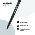 thumbnail image 4 of Sanford SAN2013567 Uni-Ball Gel Pen, Micro Point, Onyx - Pack of 72, 4 of 4