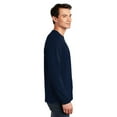 thumbnail image 4 of Gildan Ultra Cotton Men’s Long Sleeve T-Shirt, Durable, Crewneck Classic Fit Tee, Navy, M, 4 of 5