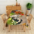 thumbnail image 4 of Lfeey Rooster Printed Waterproof Tablecloth, Rectangular Table Decoration, 60x102 inch, 4 of 5