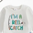 thumbnail image 4 of HCNTES Baby Boy Winter Clothes Toddler Boys Clothes Fall Winter Outfit Sets, Kids Outfits Sets Long Sleeve Crew Neck Cartoon Letter Elastic Waist 1T 2T 3T 4T 5T 6T 2 Piece Playwear Set, 4 of 5