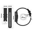 thumbnail image 3 of Hearth & Gear Bracelet de Montre Sportif en Silicone Respirant Résistant à la Transpiration et Confortable Compatible avec Smartwatch Hommes Randonnée Numérique pour Hommes Bracelets de Montre en Cuir pour Femmes, 3 of 6