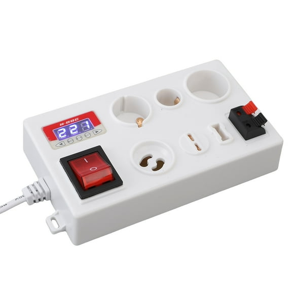 LED Light Bulb Tester, Current Voltage Power Tester with LED Display, Multifunction LED Lamp Tester Box for B22 E14 E27 GU10 G4 to G12 G9 Lamp Base