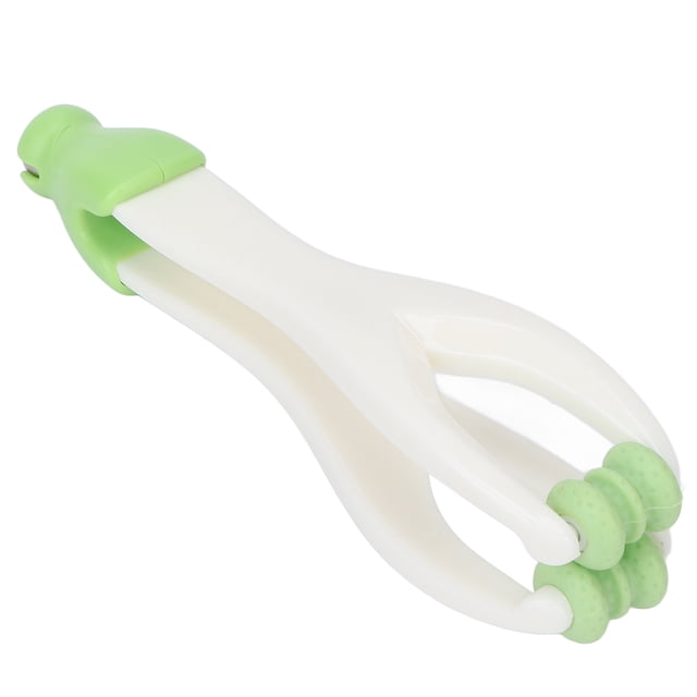 Rouleau de Massage pour les Mains, Réduit l'Engourdissement Soulage la Raideur Forme Courbée Rouleau de Massage pour l'Arthrite des Doigts Vert