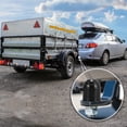 thumbnail image 4 of Unique Bargains 2pcs Trailer Hitch Ball Cap Protector with Knob Waterproof 50mm ID Black for Car Truck RV Boat, 4 of 6