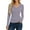 Purple, variant on BLVB Womens Long Sleeve Shirts V Neck Slim Fit Lightweight Layer Tops Basic Tee Fall Clothes Thermal Undershirts