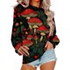 thumbnail image 4 of Xuyuer Women's Long Sleeve Hoodless Printed Casual Warm Sweatshirt, Cozy Pullover for Spring Comfort, Everyday Lounging and Seasonal Graphic Style, 4 of 5