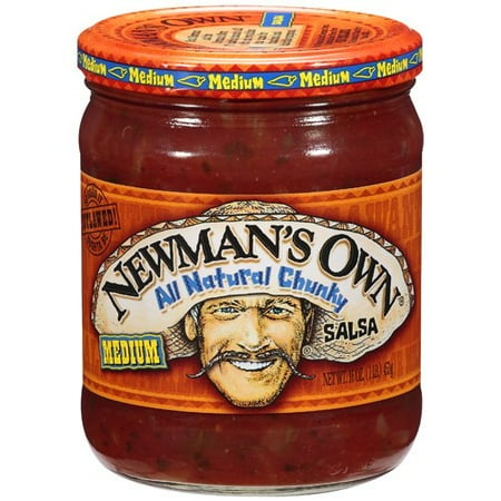 Own Salsa - (2 Pack) Newman's Own: All Natural Chunky Medium Salsa, 16 Oz